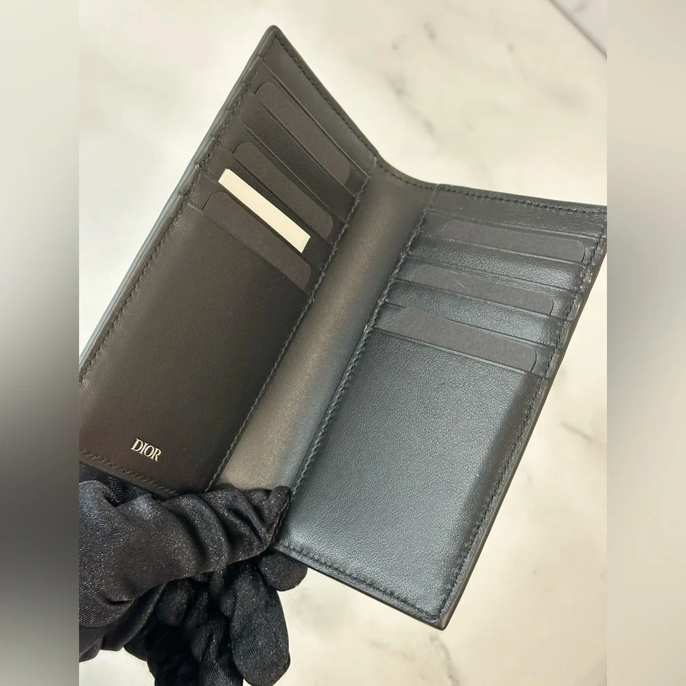 CHRISTIAN DIOR MONOGRAM FOLDING WALLET
